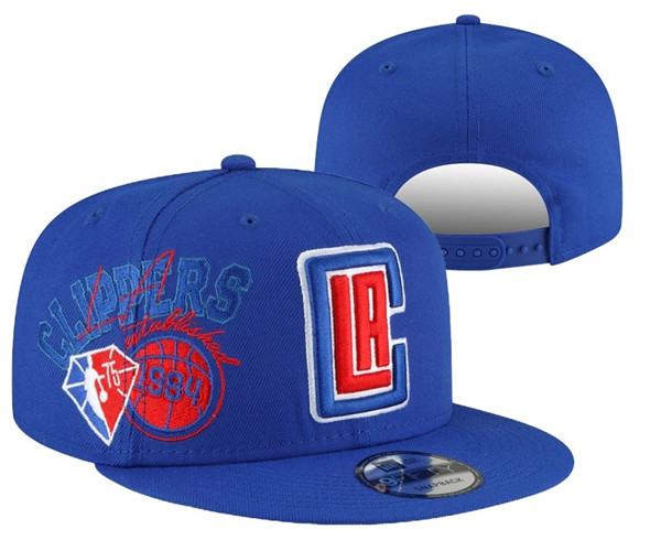 Los Angeles Clippers Stitched Snapback 75th Anniversary Hats 0014